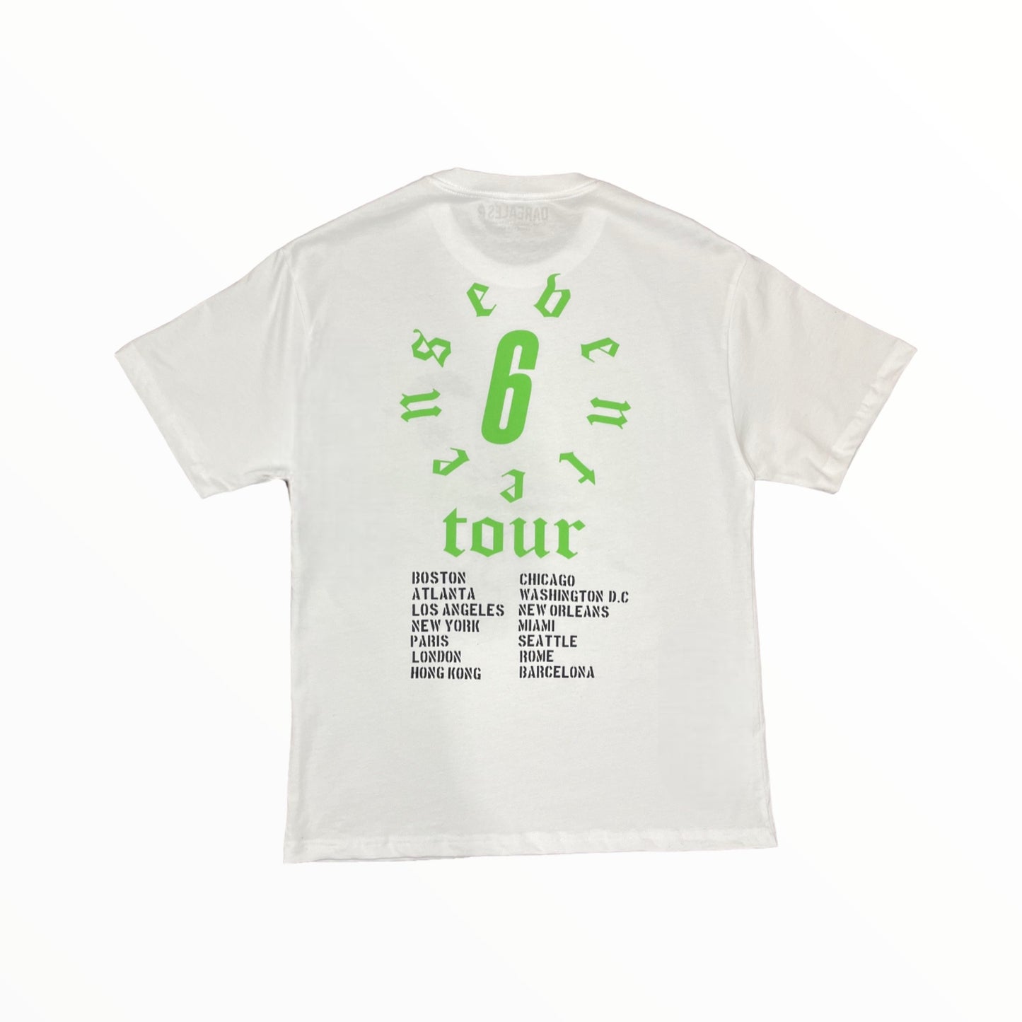 6Seventeen Tee (White/Green)