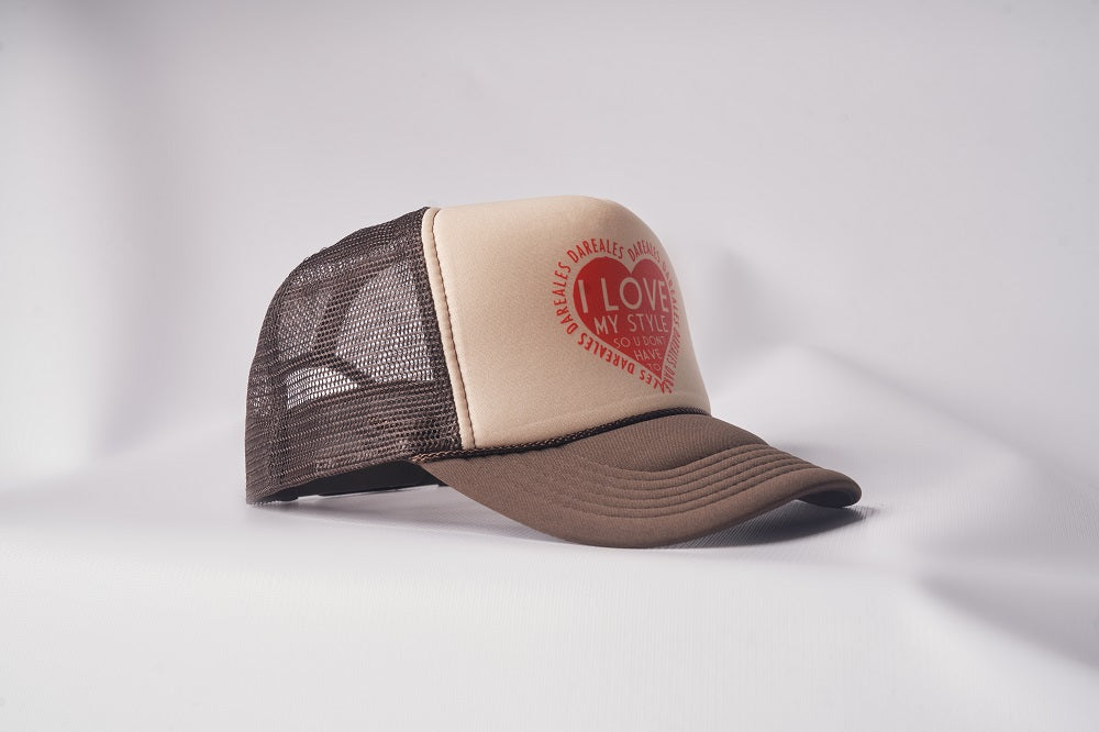 I LOVE MY STYLE TRUCKER HAT