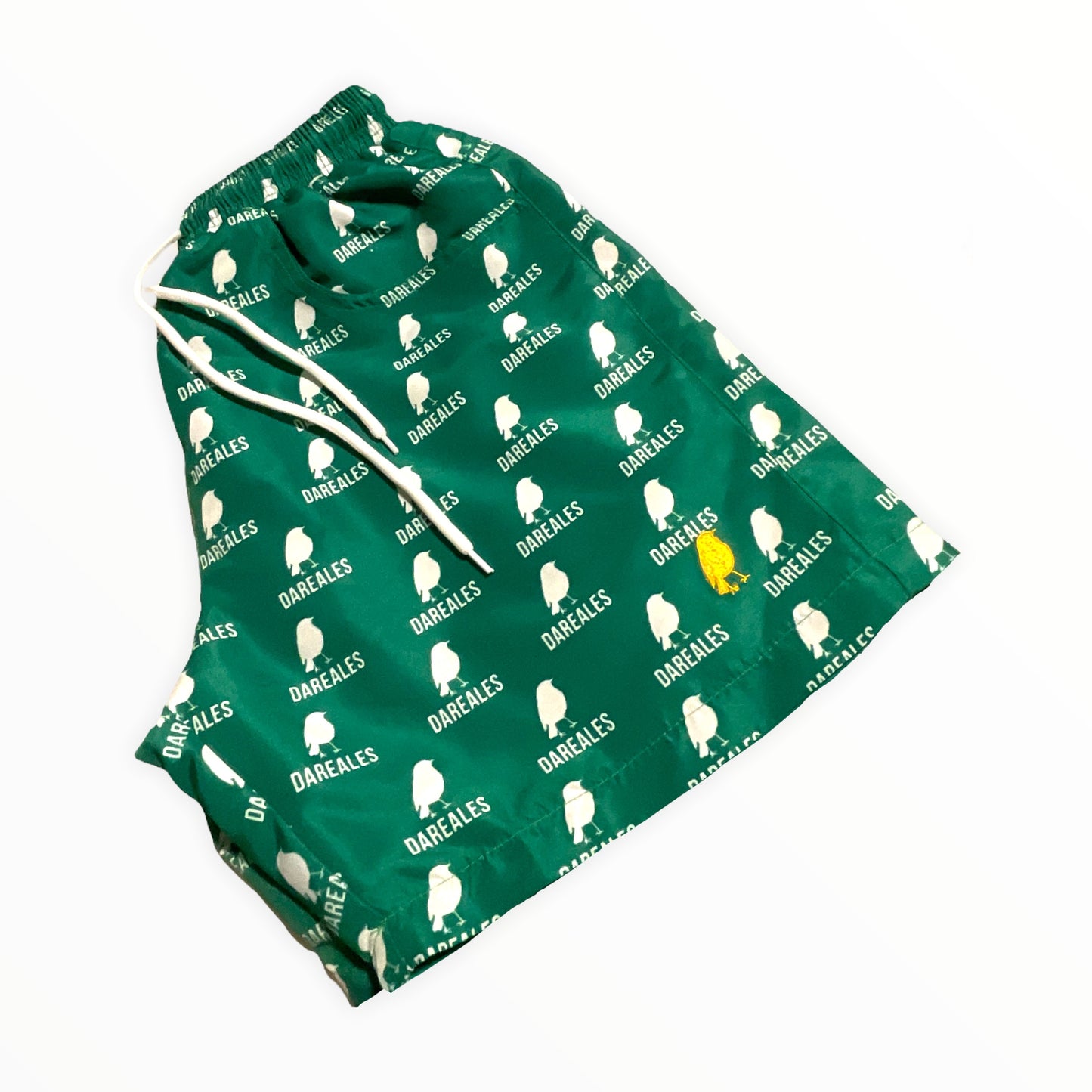 Monogram swim shorts (Green)