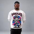 DAREALES “Saving Grace” Graphic Tee — White