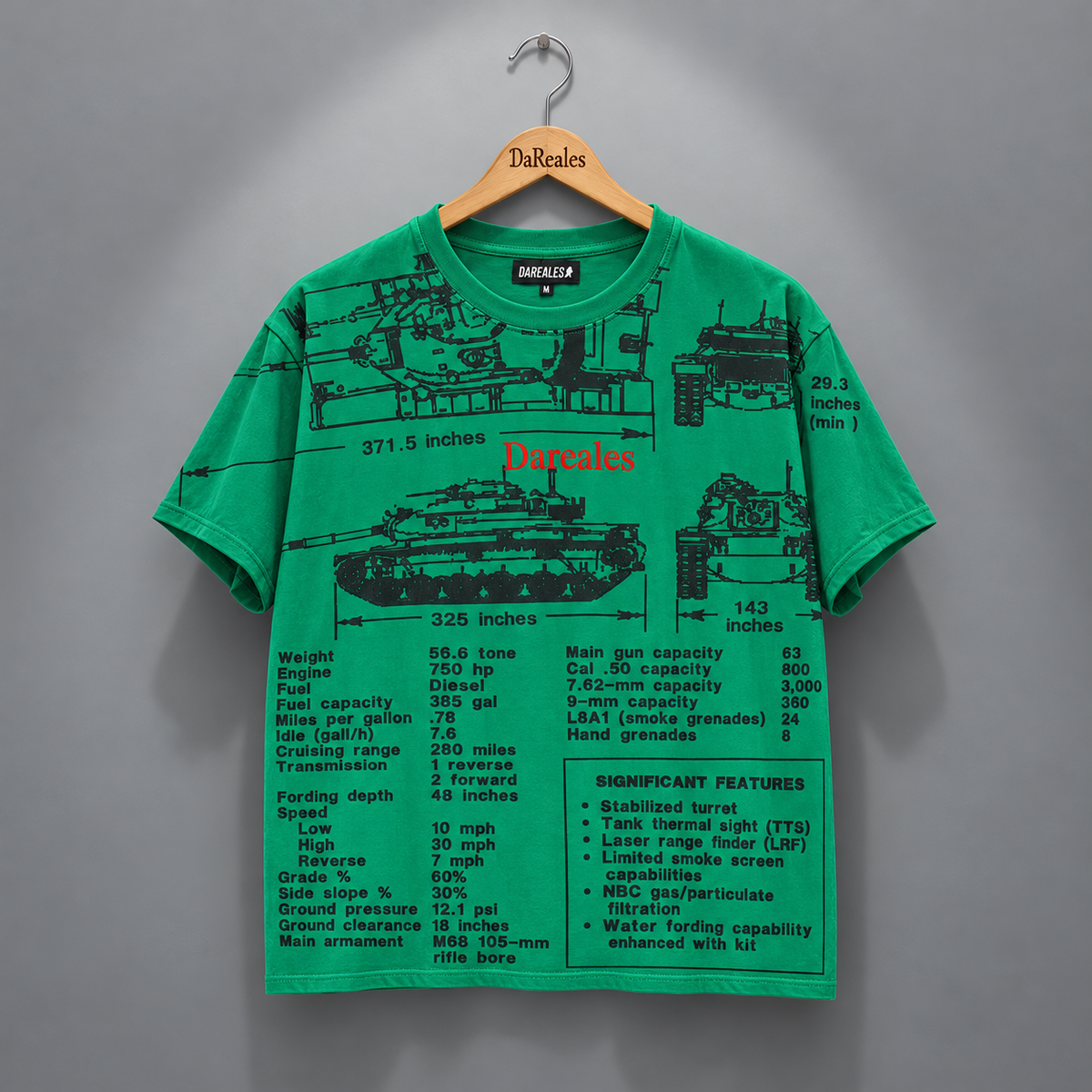 Blueprint 82 Graphic Tee — Green
