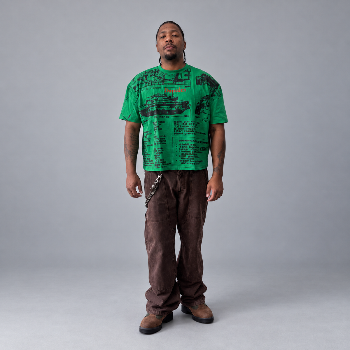 Blueprint 82 Graphic Tee — Green