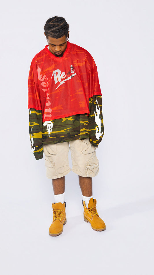 100 Jersey in Red