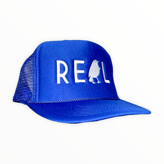 REAL HAT BLUE/WHITE