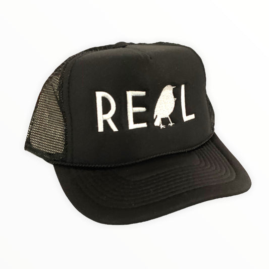 Real hat Black/White