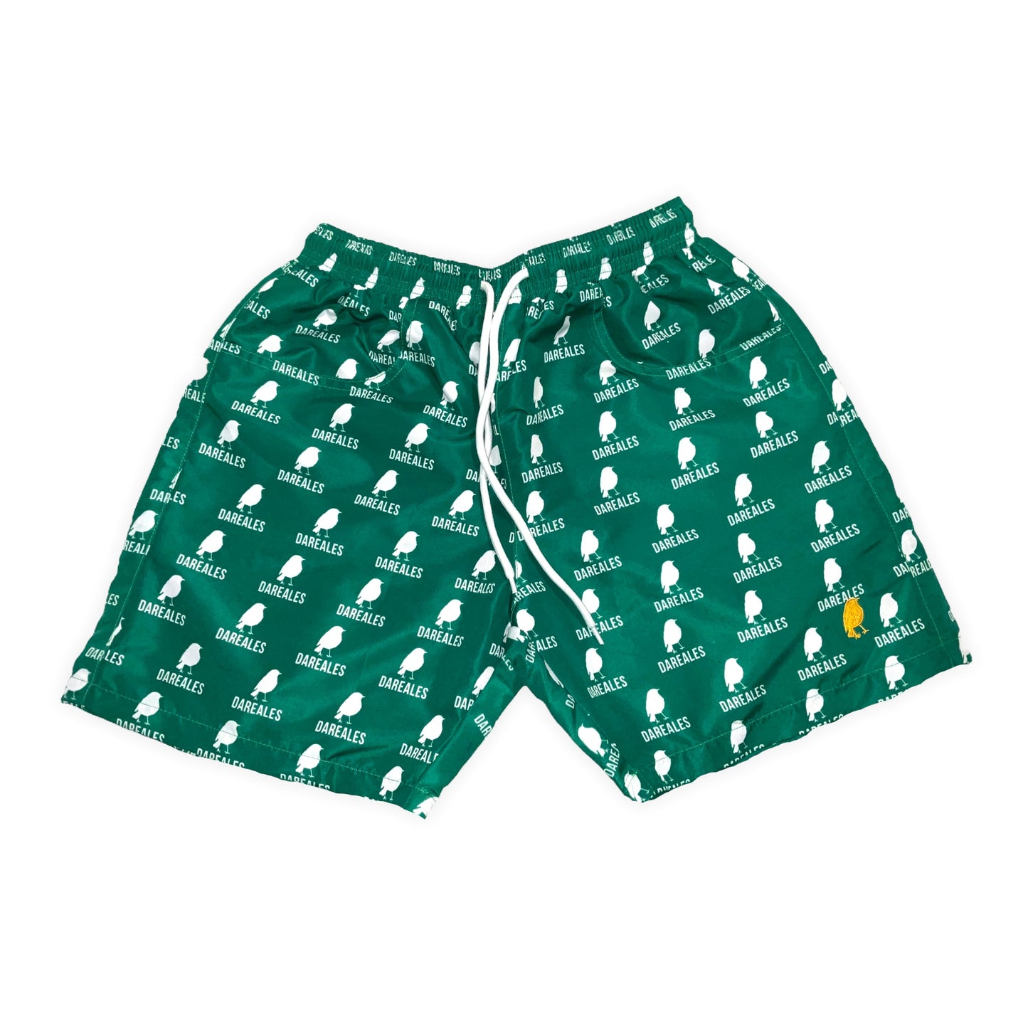 Monogram swim shorts (Green)