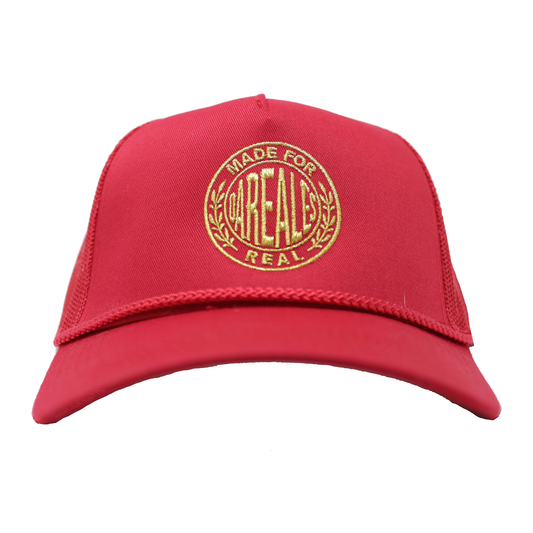 Crest Logo Cap - Red